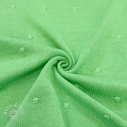 Svetrovina BIG KNIT DOT grass green