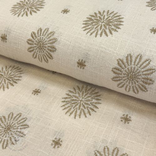 Bavlnená látka EMBROIDERY Sofia design A