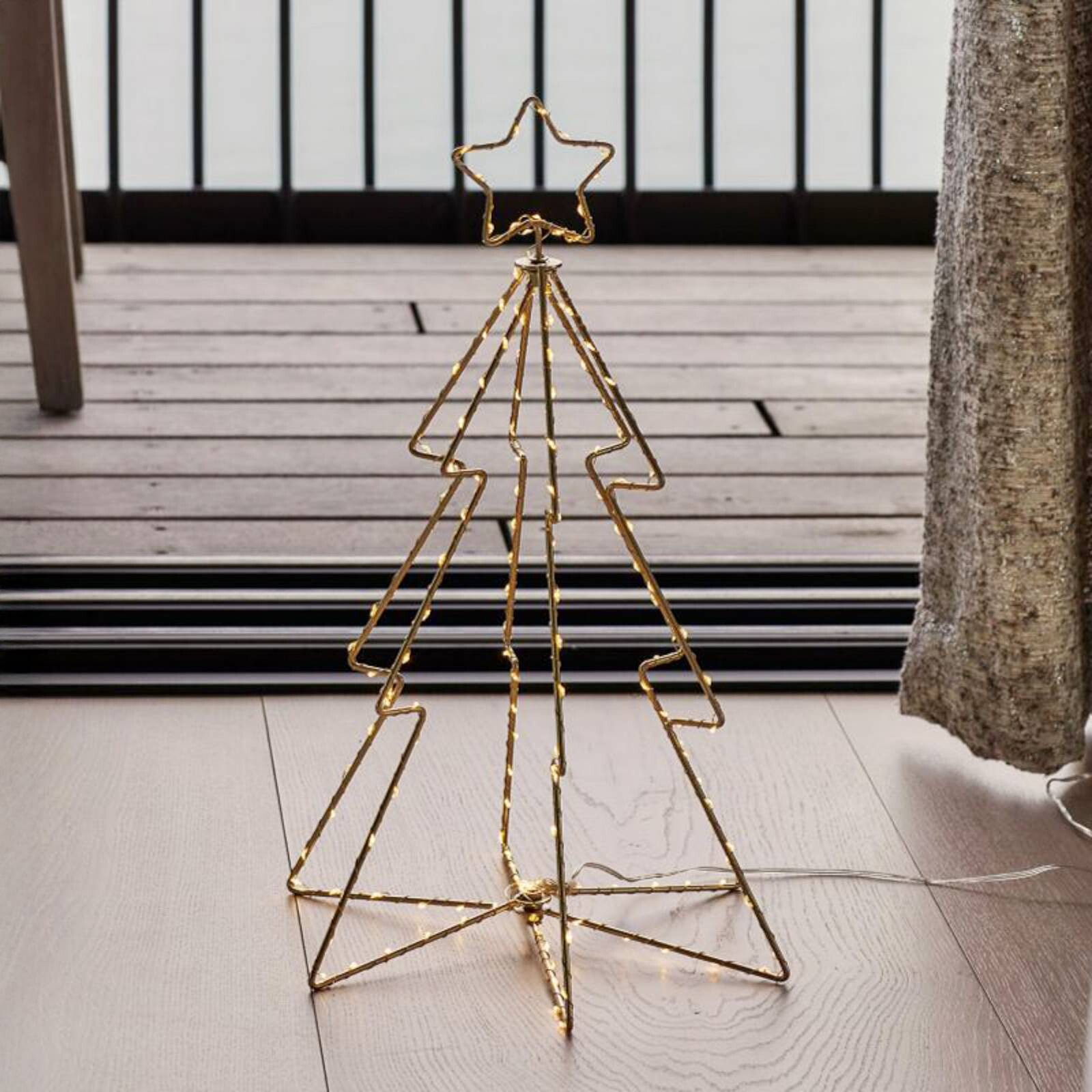 LED stromček Esther, výška 45 cm, IP44, zástrčka