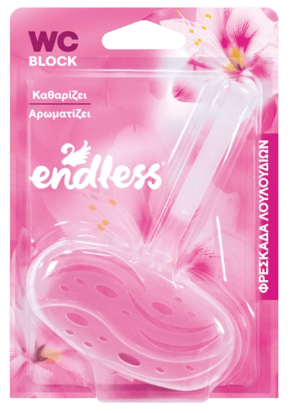 ENDLESS - Závesný čistič do WC (kvetinová vôňa, 1 ks)