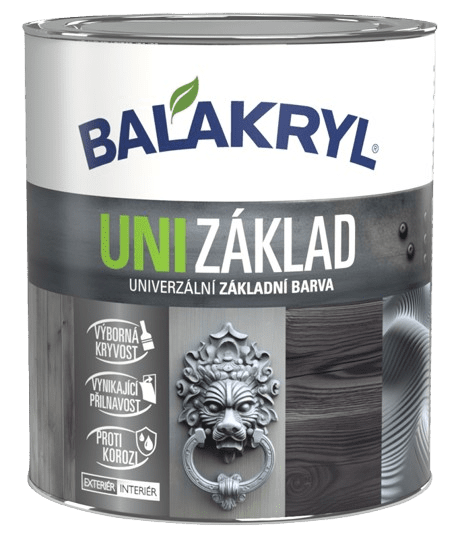 BALAKRYL UNI ZÁKLAD - Antikorózna univerzálna základná farba (RAL 7045 - televízna šedá 1, 0,75 L)