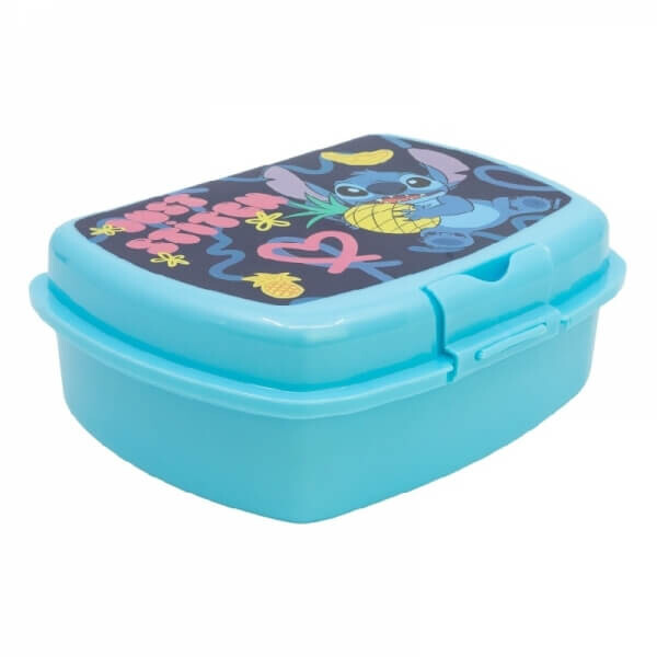 Storline Stitch Palms Snack Box - svetlomodrý