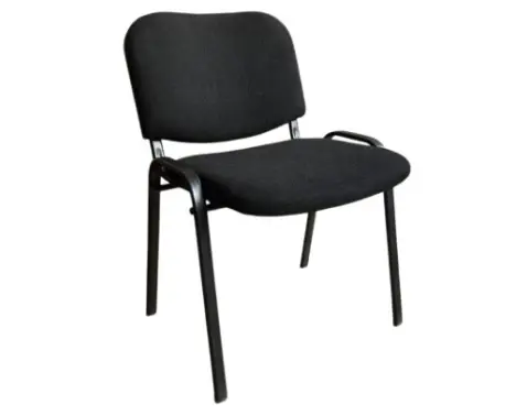 Konferenčná stolička Zuza, čierna tkanina%