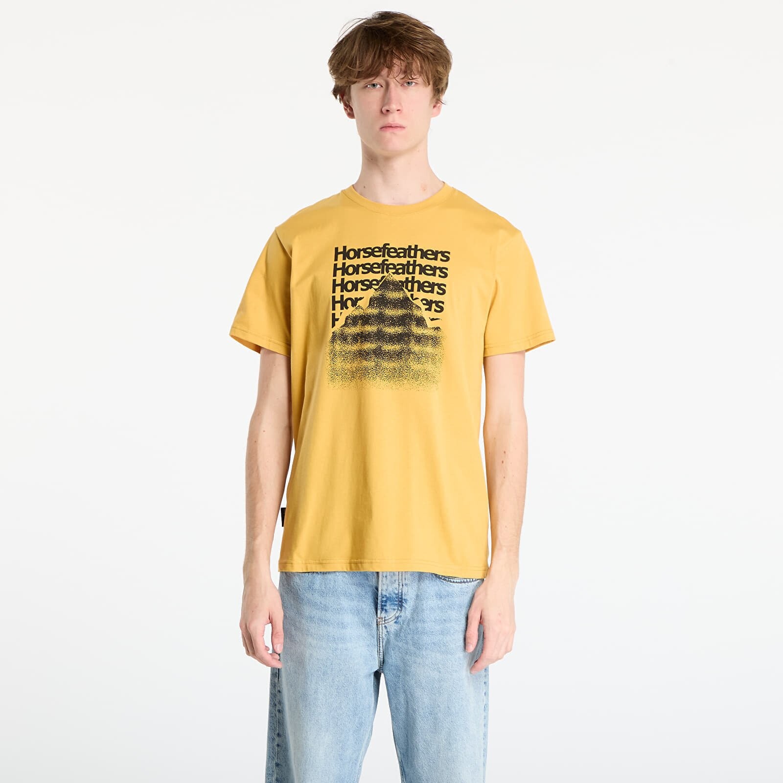 Tričko Horsefeathers Focus T-Shirt Honey M