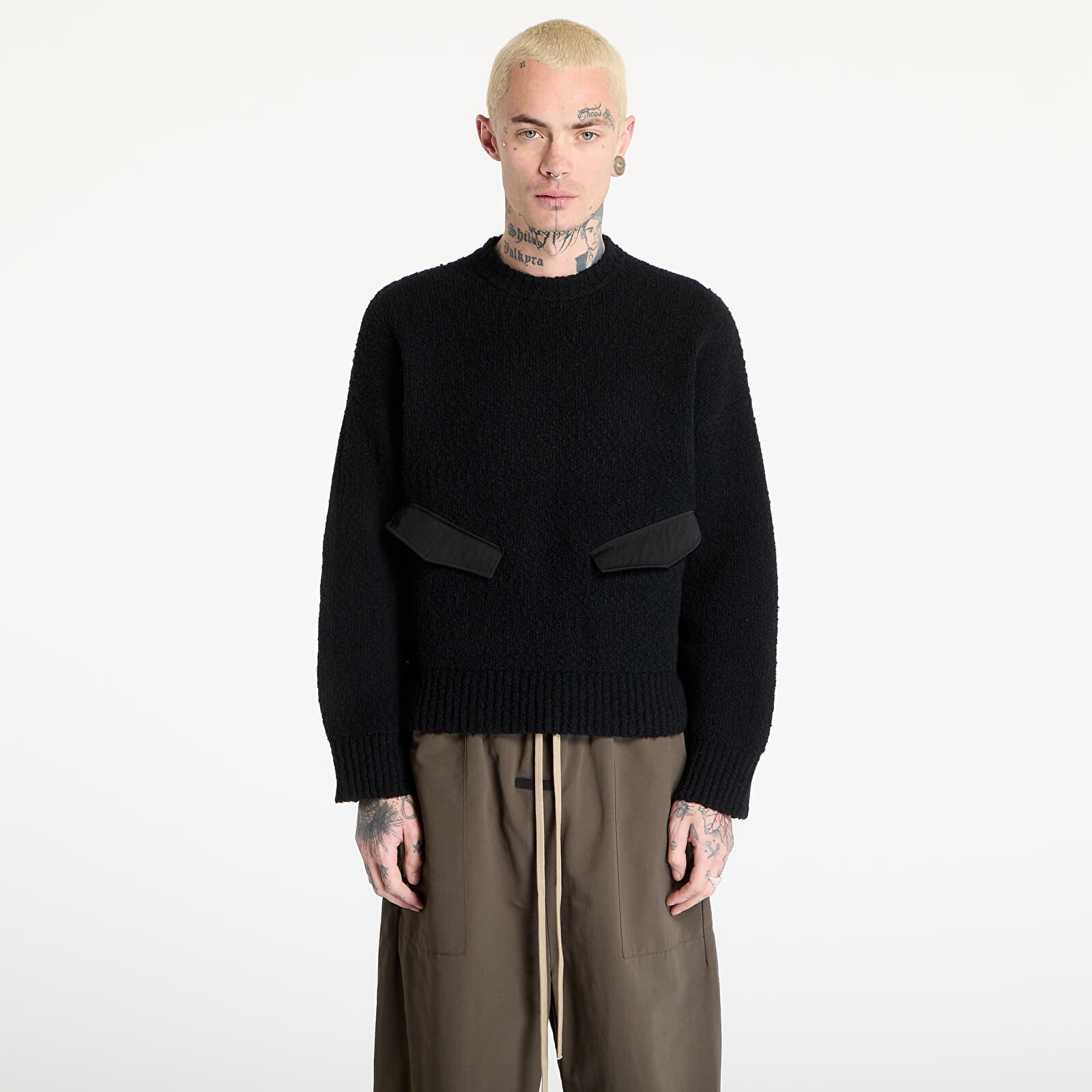 Sveter HAL STUDIOS® Utility Sweater UNISEX Black S