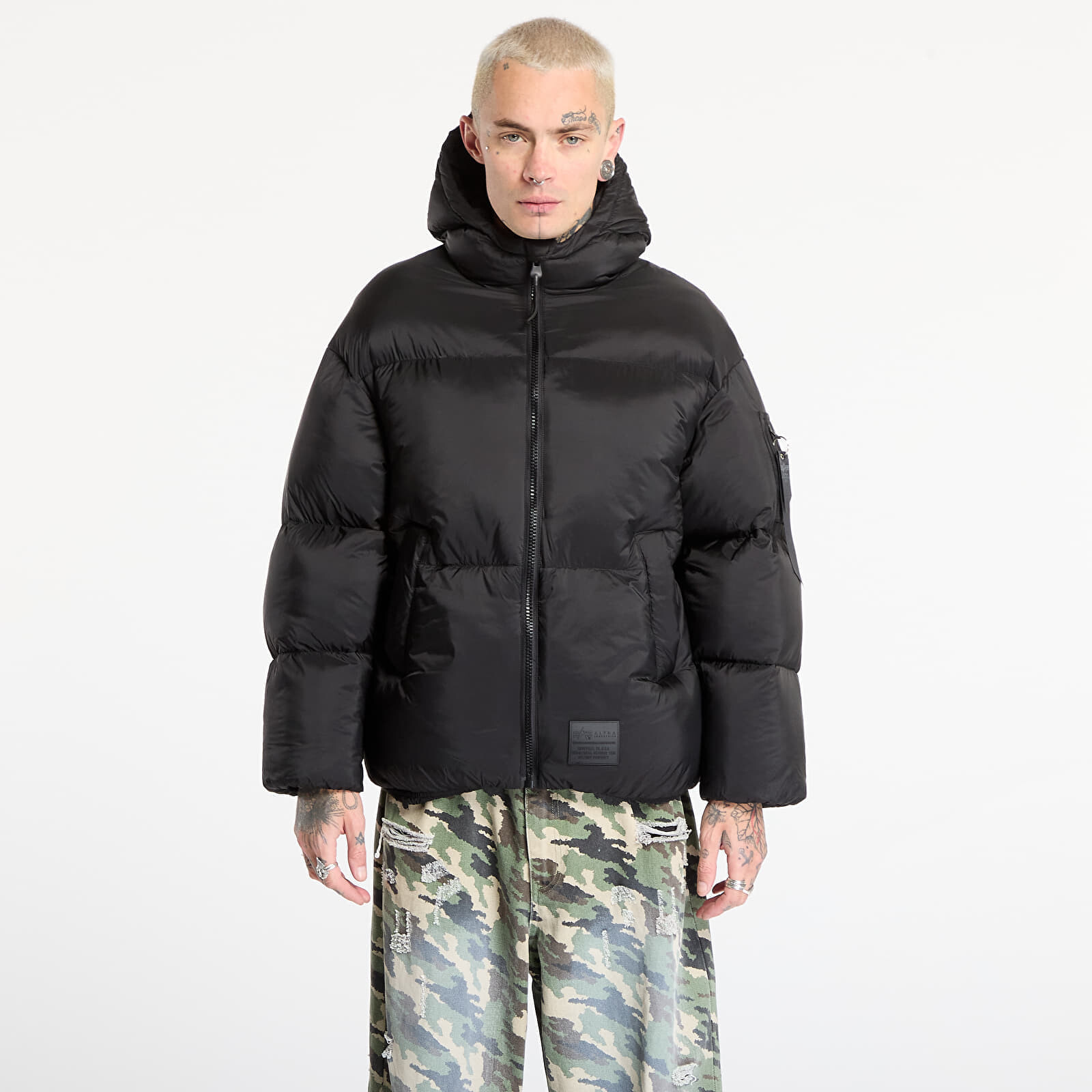 Bunda Alpha Industries Cloud Puffer Bomber Black XL