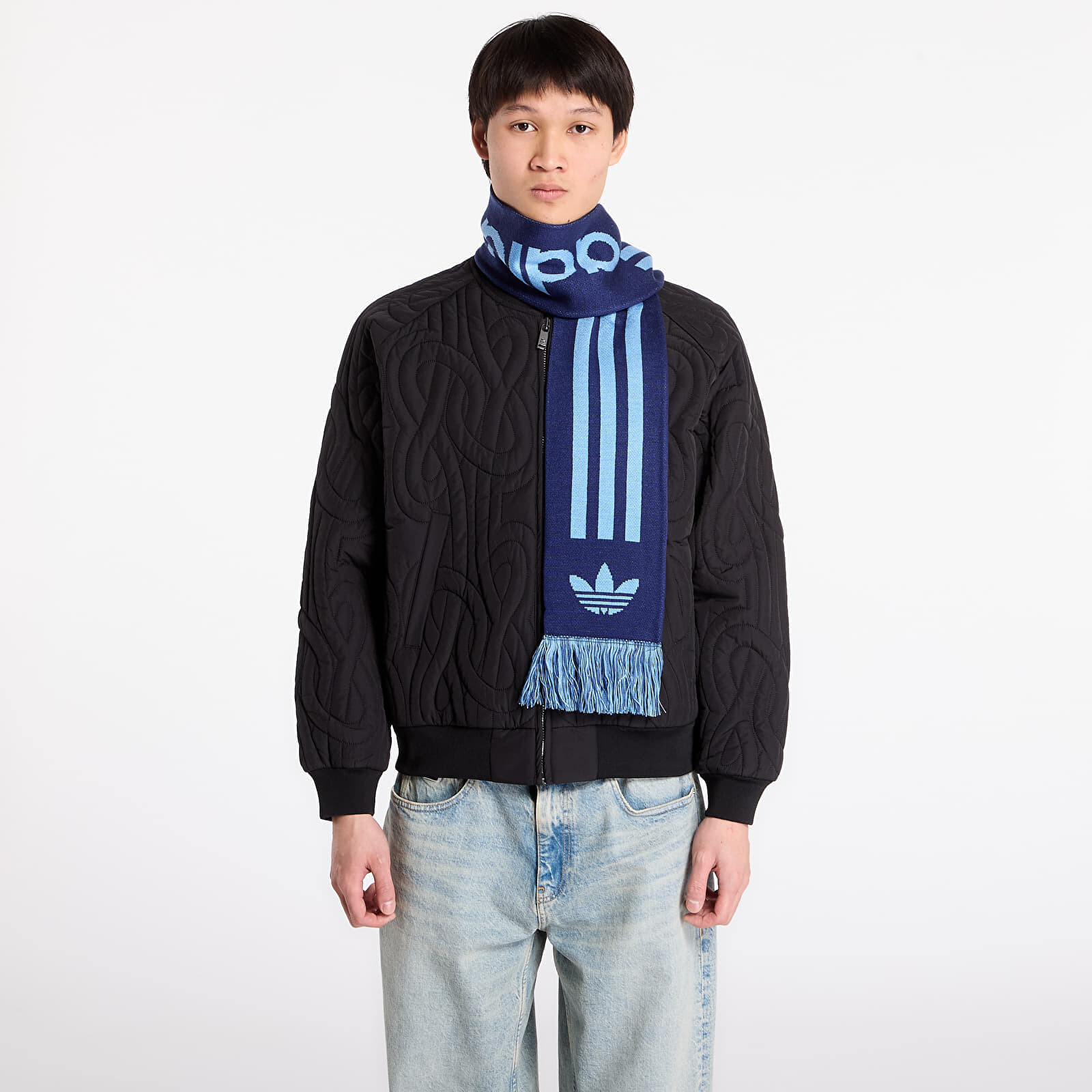 Šál adidas x AVAVAV Fan Scarf Dark Blue Universal