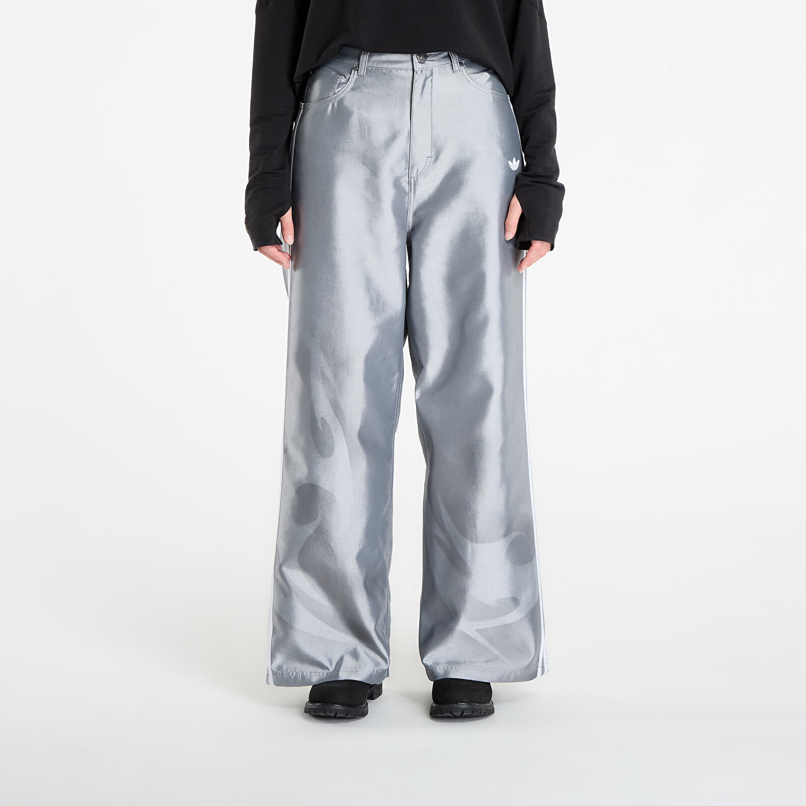 Kalhoty adidas Adilenium Season 4 Teamgeist Baggy Shine Denim Joggers Light Blue 26