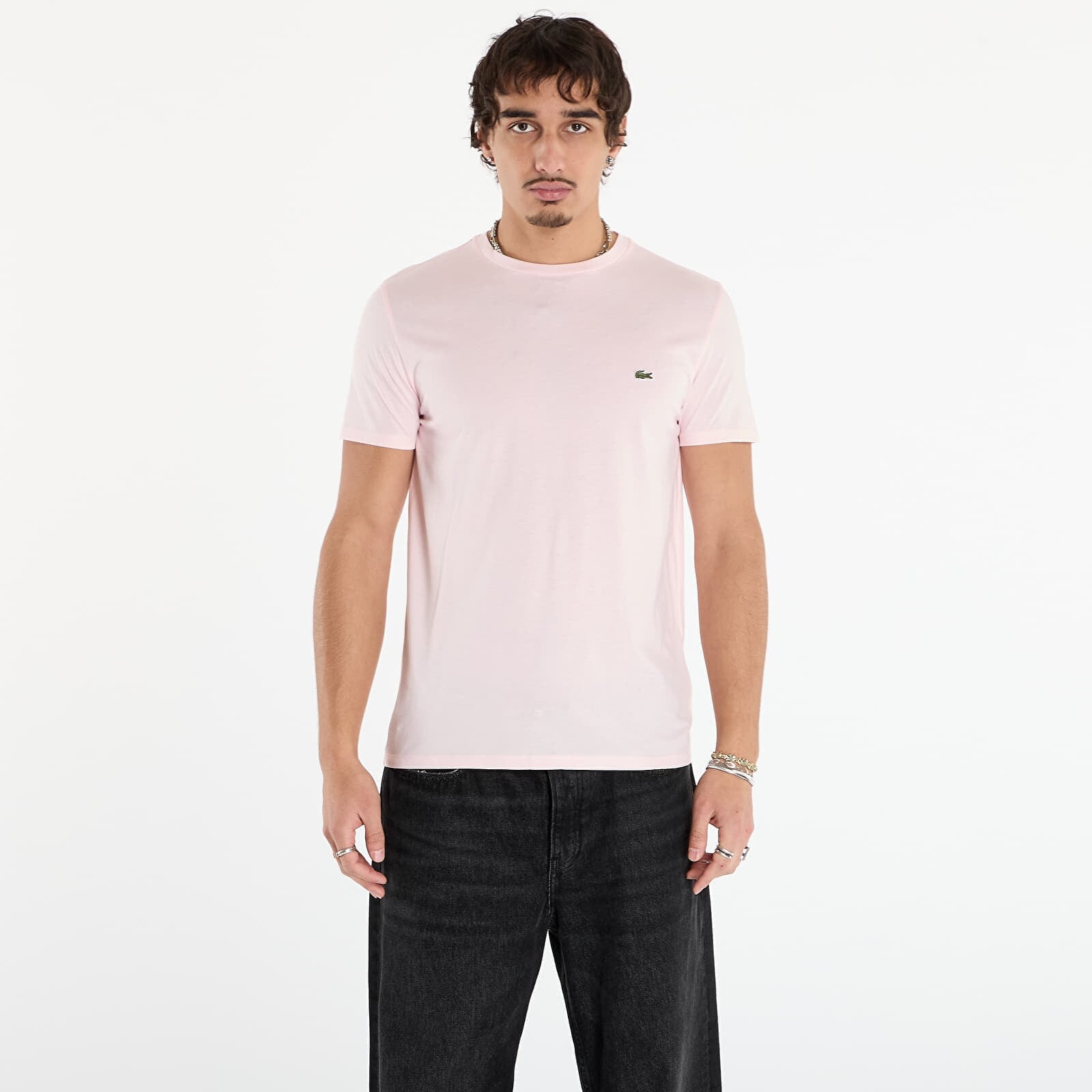 Tričko LACOSTE Men's T-Shirt Pink L