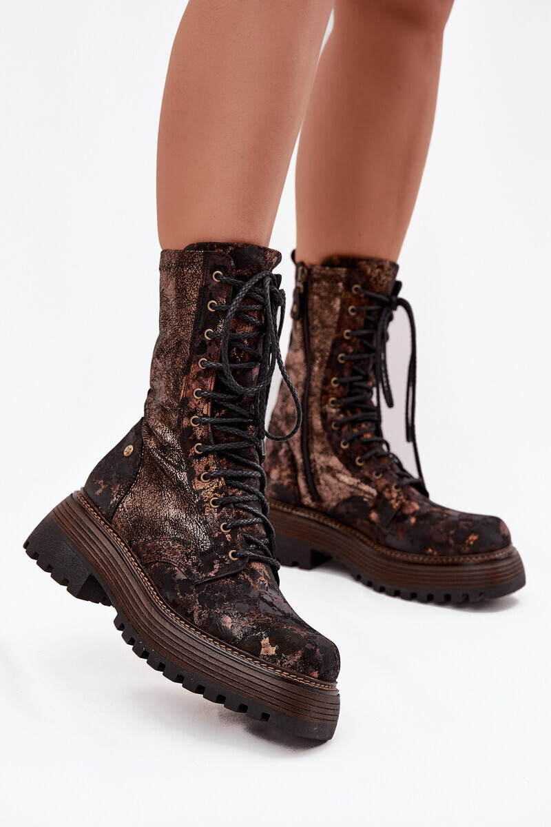 Dámske kožené workery Maciejka