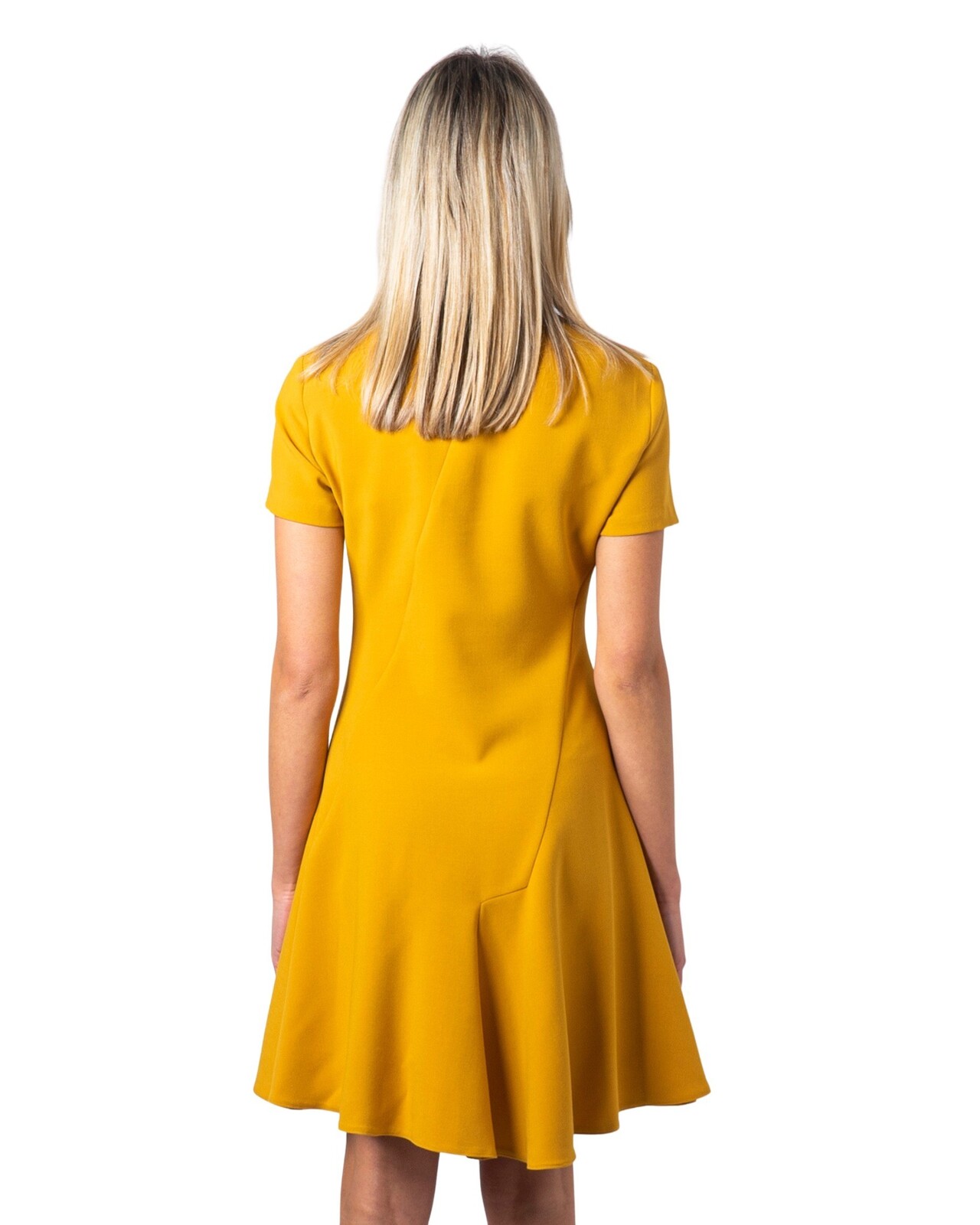 Žlté mini šaty Sandro Ferrone