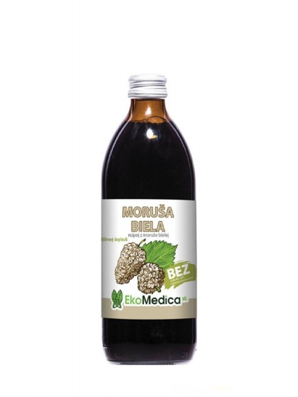 Moruša biela nápoj EKOMEDICA 500 ml