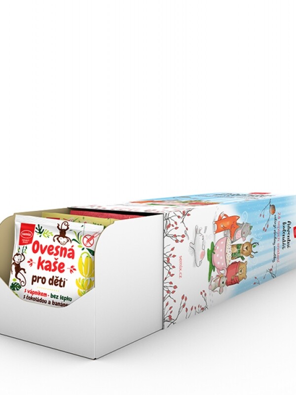 Adventný kalendár - 24 druhov kaší Semix 1,54 kg