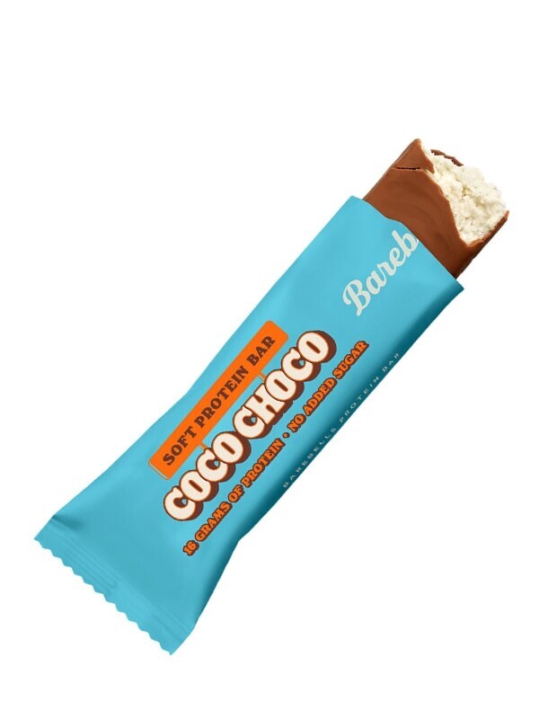 Soft protein bar kokos a čokoláda BAREBELLS 55 g
