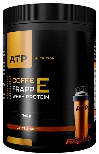 Atp nutrition coffee frappe whey protein 360 g - latte shake