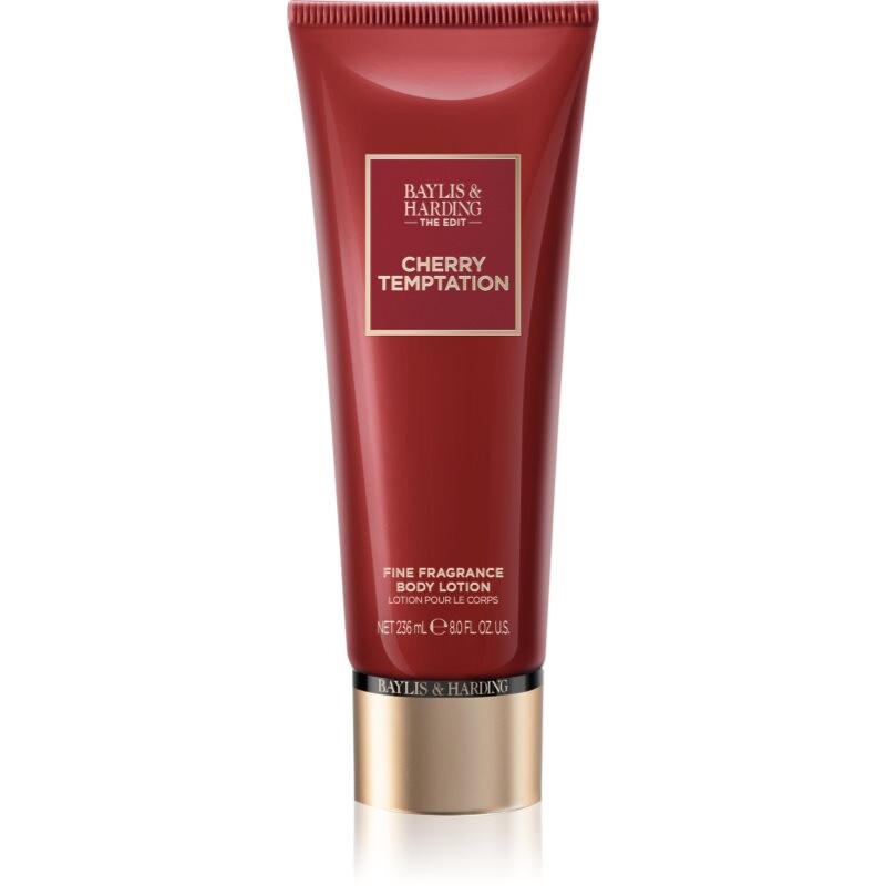 Baylis & Harding The Edit Cherry Temptation parfumované telové mlieko pre ženy Cherry, Jasmin & Sandalwood 236 ml