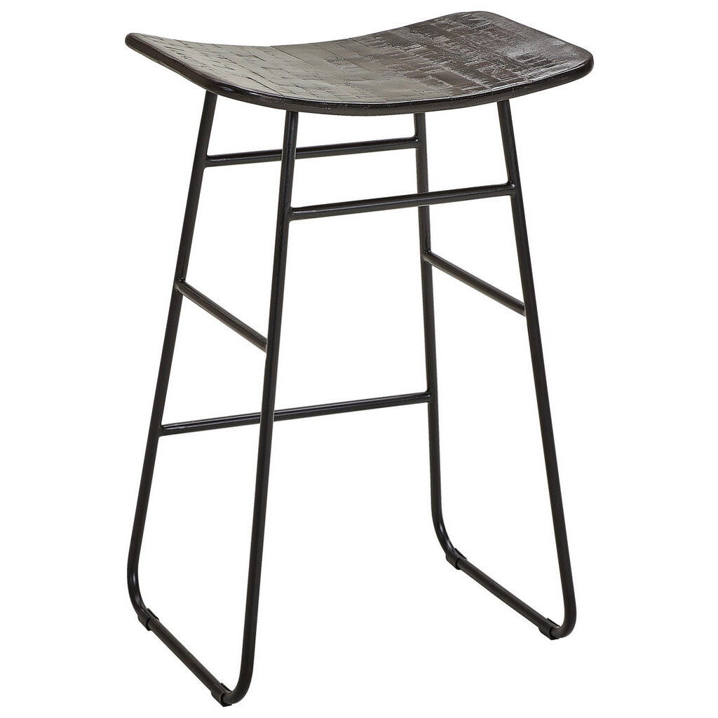 Carryhome BAROVÁ STOLIČKA, čierna, tmavohnedá