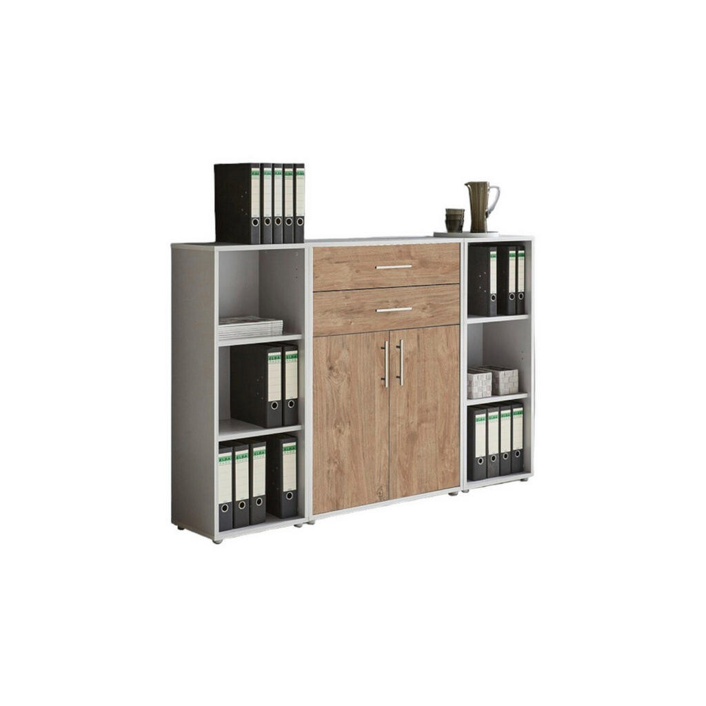 MID.YOU SKRINKA NA DOKUMENTY, sivá, farba duba, 172,6/113,6/33 cm