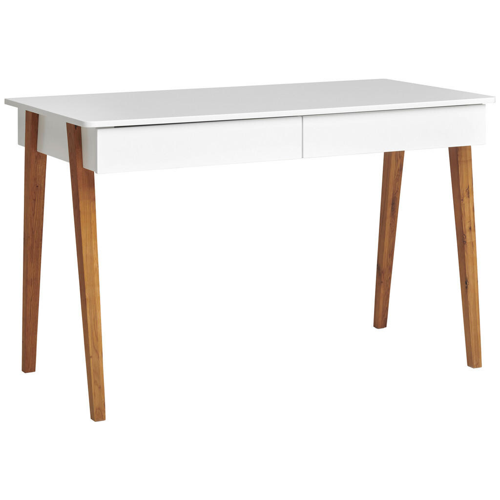 MID.YOU PÍSACÍ STÔL, biela, farba duba, 120/60/76 cm