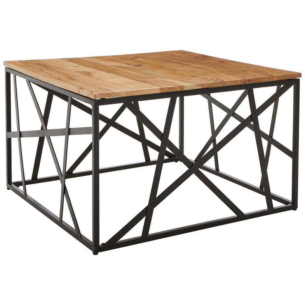 Livetastic KONFERENČNÝ STOLÍK, čierna, farba akácie, drevo, kov, 70/43/70 cm