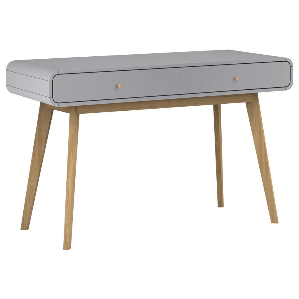 MID.YOU PÍSACÍ STÔL, sivá, farba duba, 120/79/50 cm