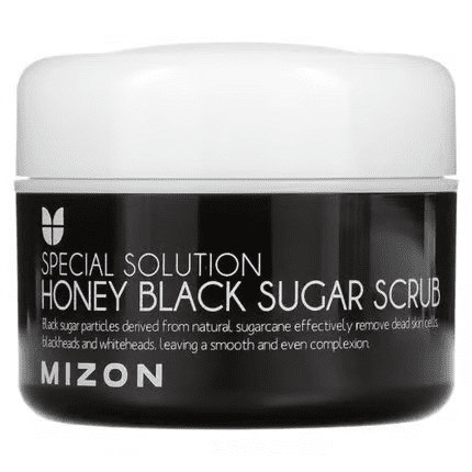 MIZON Čistiaci peeling s čiernym cukrom a medom Honey Black Sugar Scrub 90 g