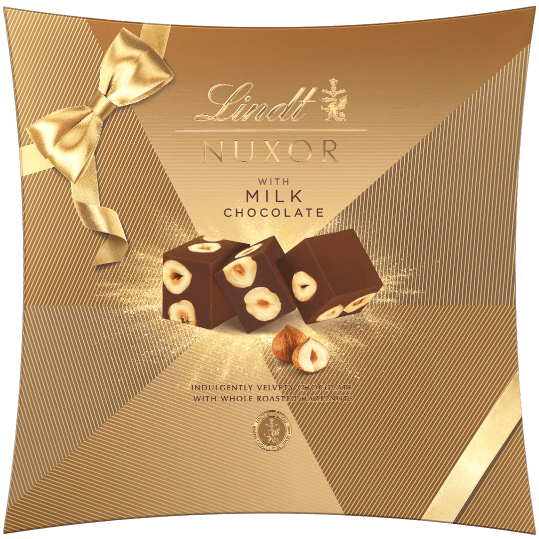 LINDT Čokoláda Nuxor Vianočné Mliečne Pralinky 212 g