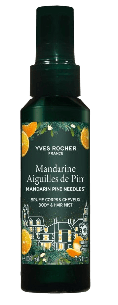 YVES ROCHER Parfumovaný sprej na telo a vlasy Mandarínka & ihličie 100 ml