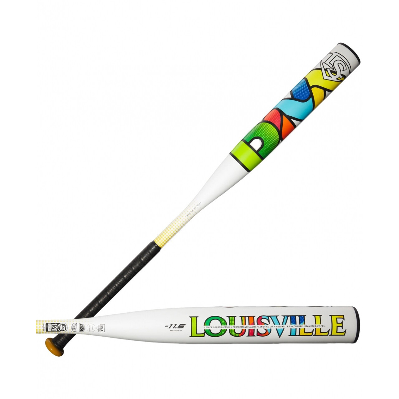 Softbalová raketa Louisville Slugger 29 palcov DIVA-11.5 - farebná