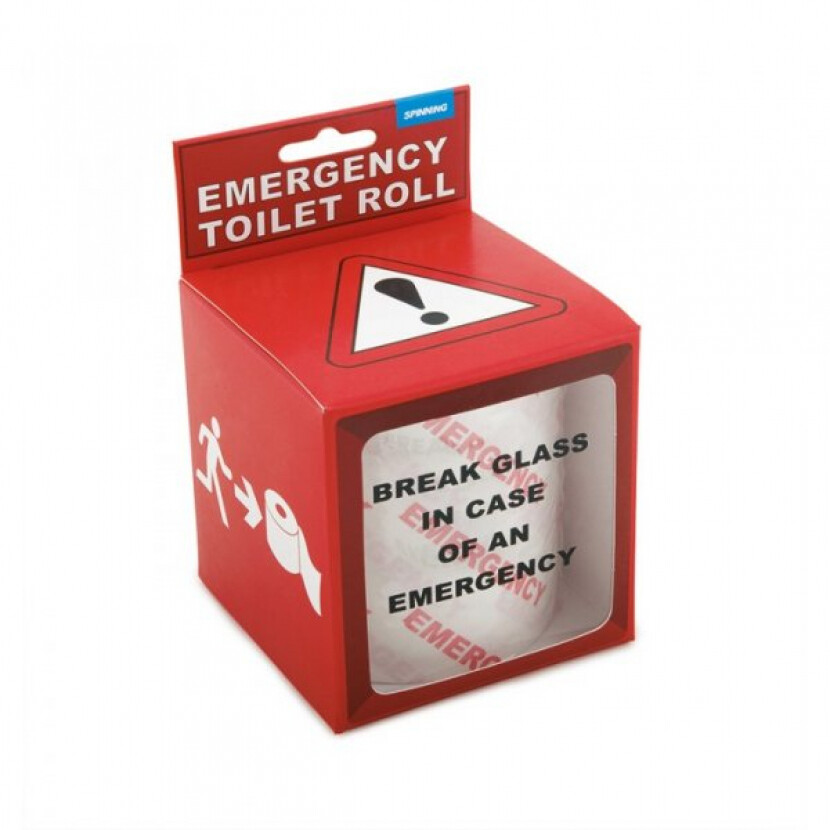 Núdzový toaletný papier - biely