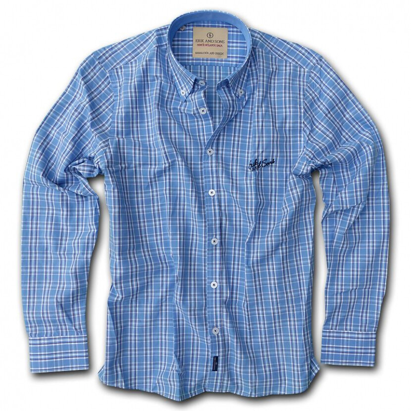 Košeľa pánska Erik and Sons Bergen - modrá, M