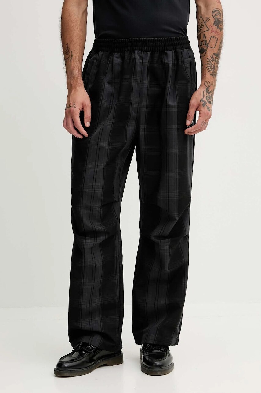 Nohavice adidas Originals Firebird čierna farba, strih chinos, KG4637