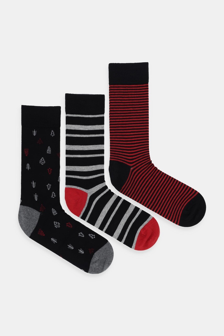 Ponožky Pepe Jeans 3-pak červená farba, PMU30072