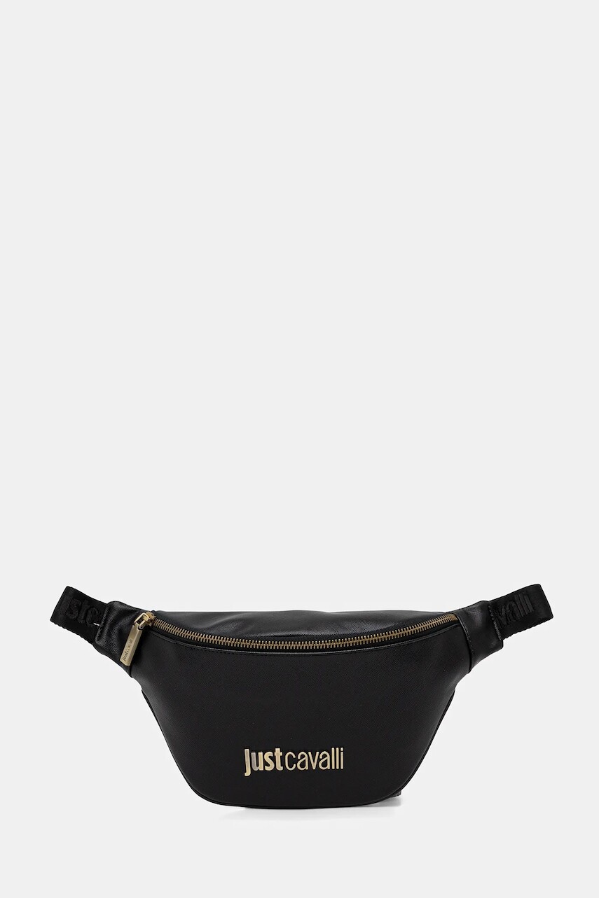 Ľadvinka Just Cavalli čierna farba, 79QA4B31 ZSB85