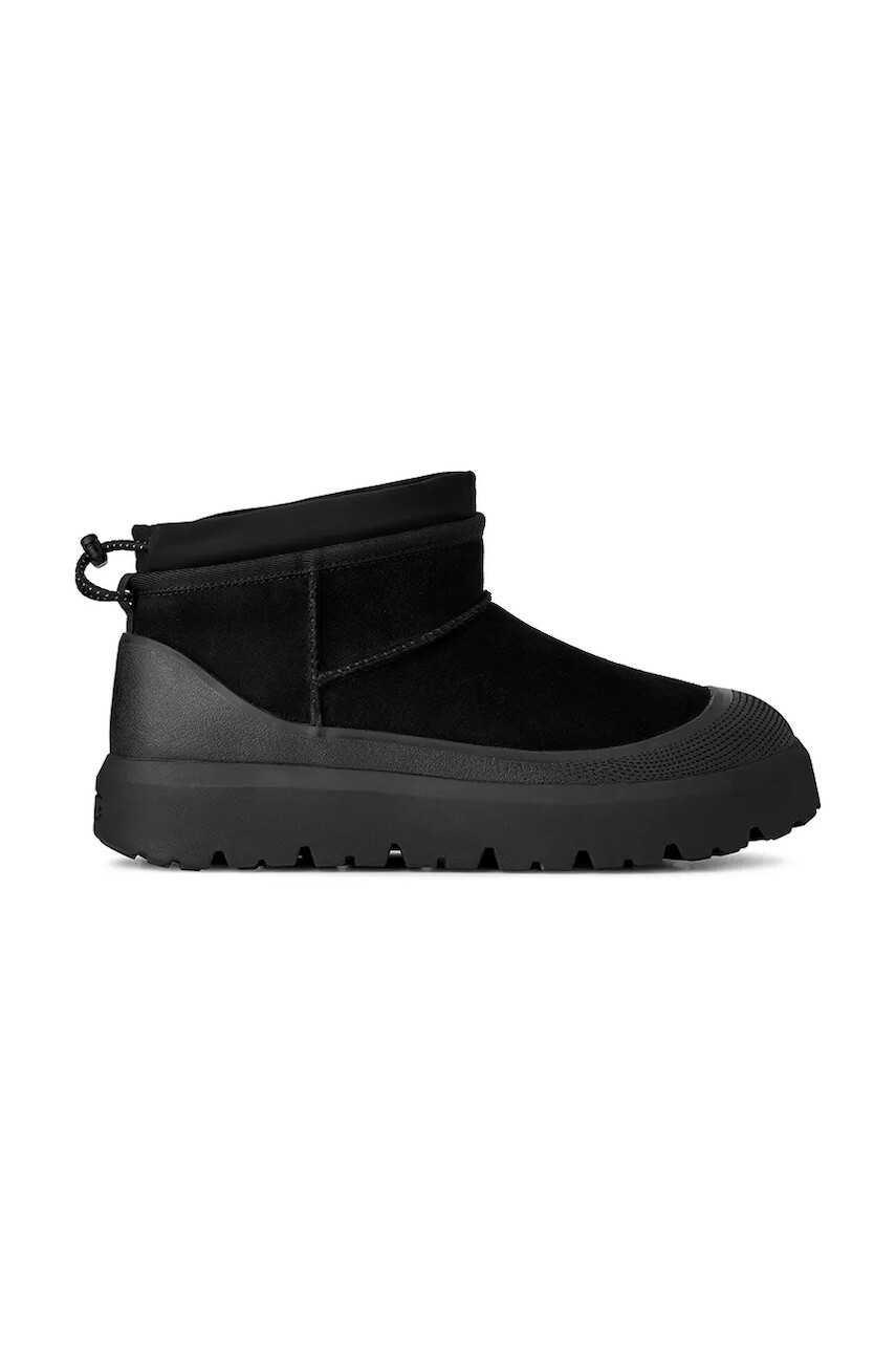 Snehule UGG Cl Ultra Mini Weather Hybrid čierna farba, 1174196.BBLC