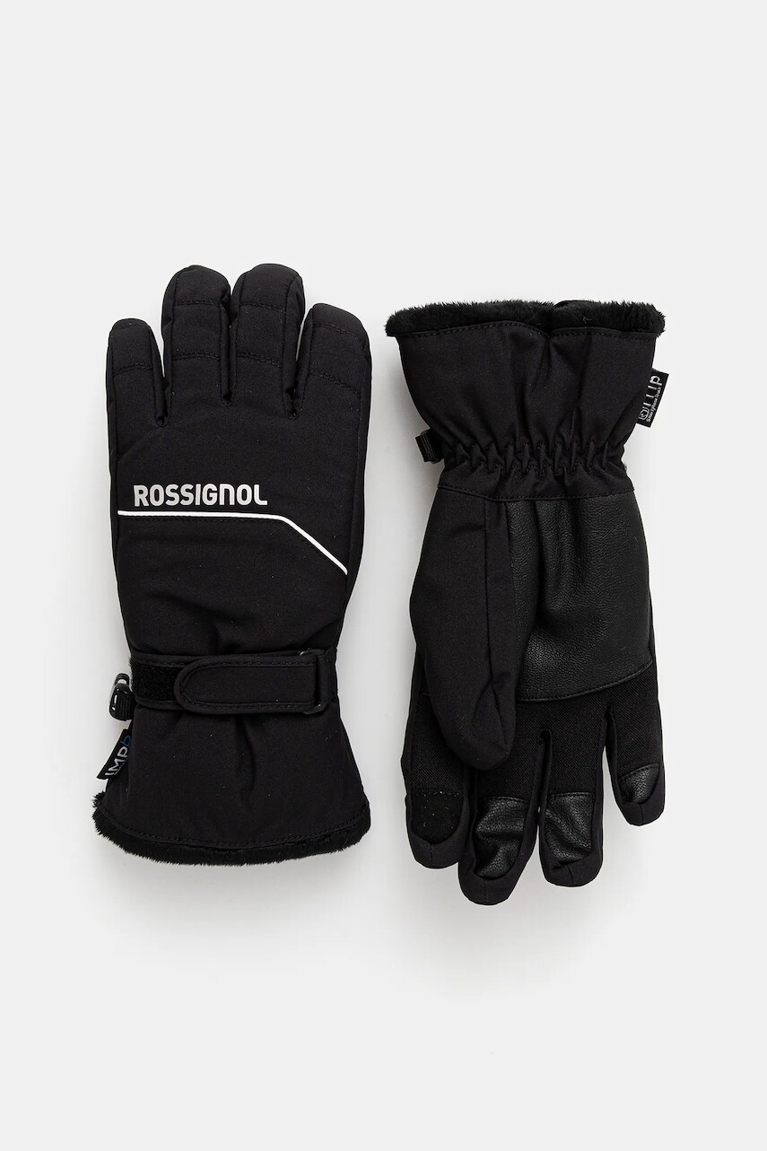 Lyžiarske rukavice Rossignol čierna farba, RLOWG04