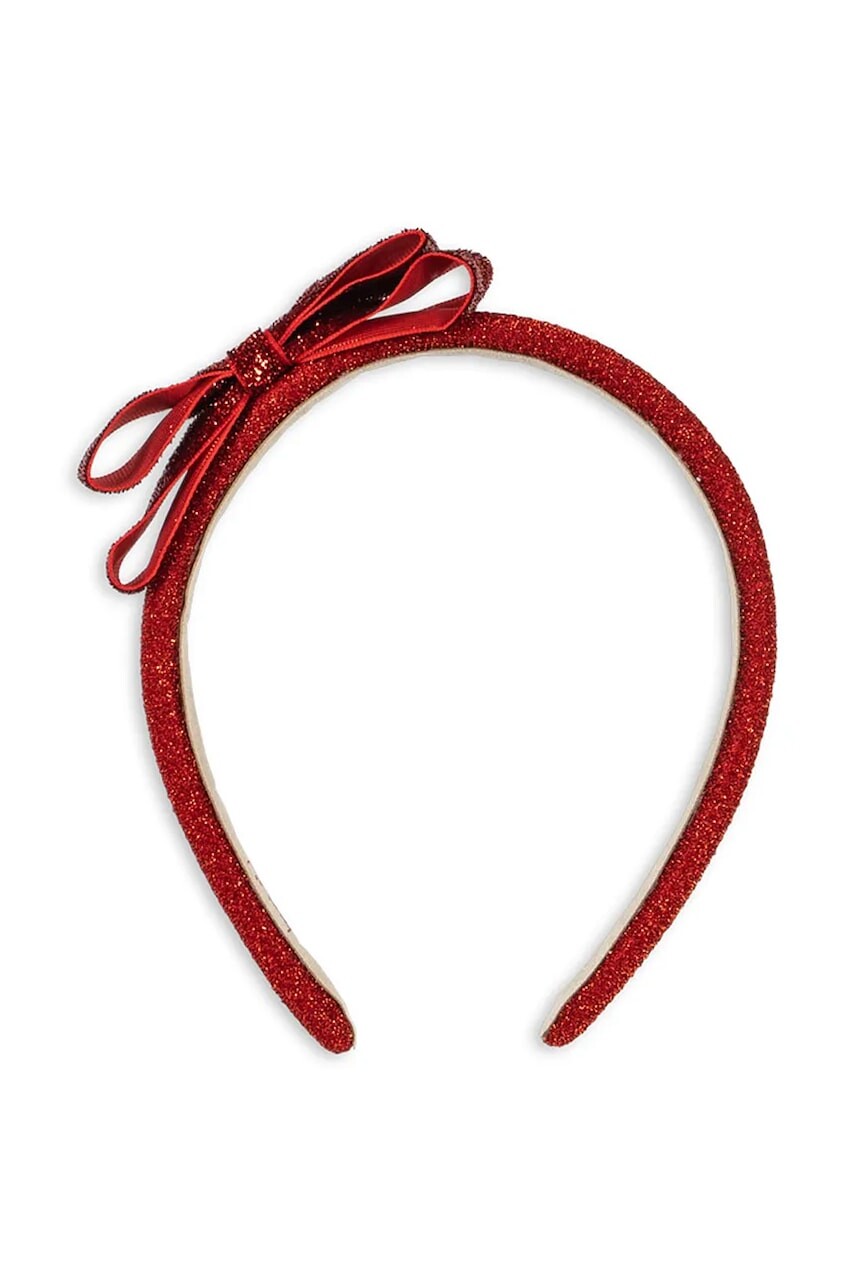 Detská gumička do vlasov Konges Sløjd VELVET BOW HAIRBRACE KS104462