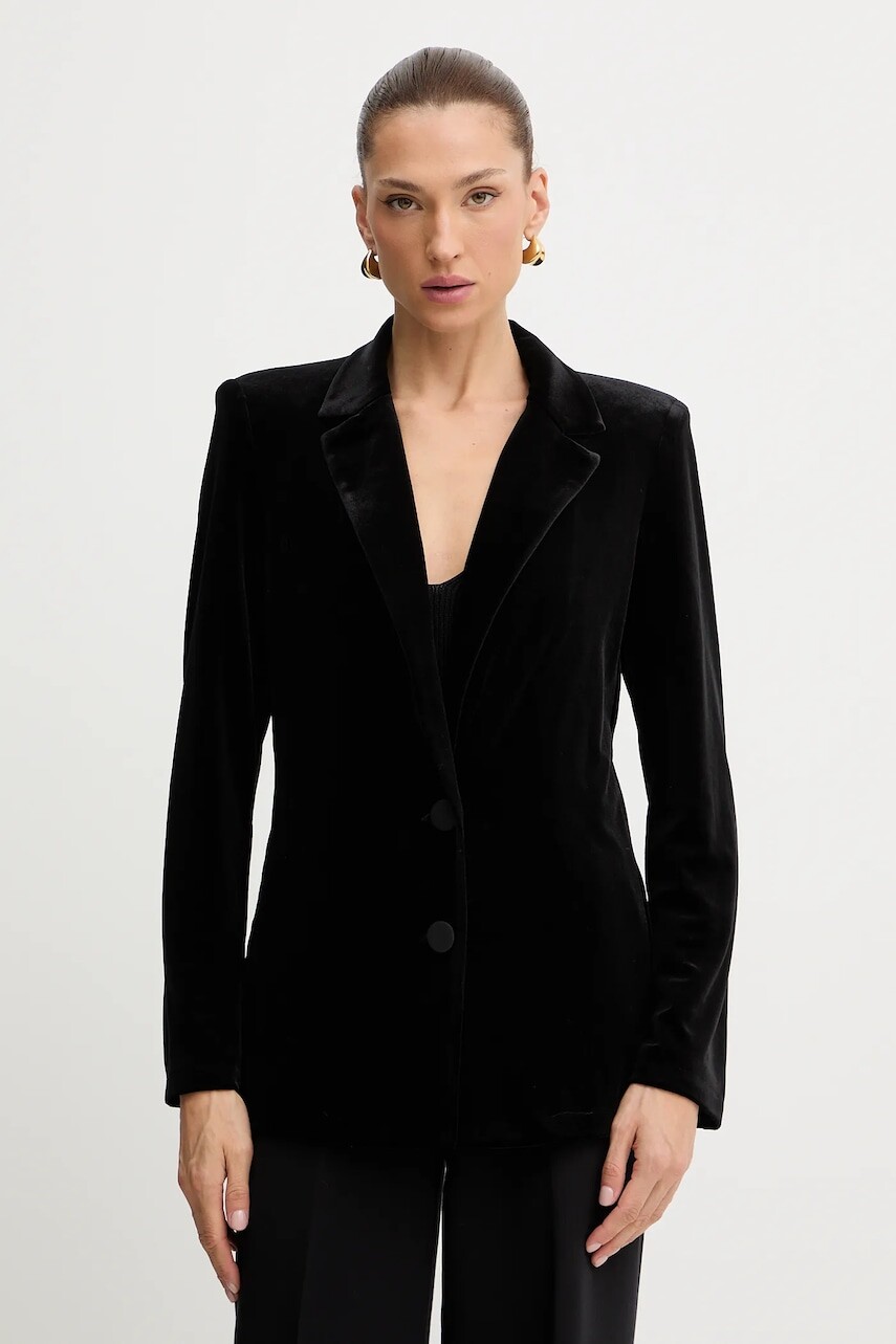 Sako Armani Exchange čierna farba, jednoradové, jednofarebné, XW000789 AF16147