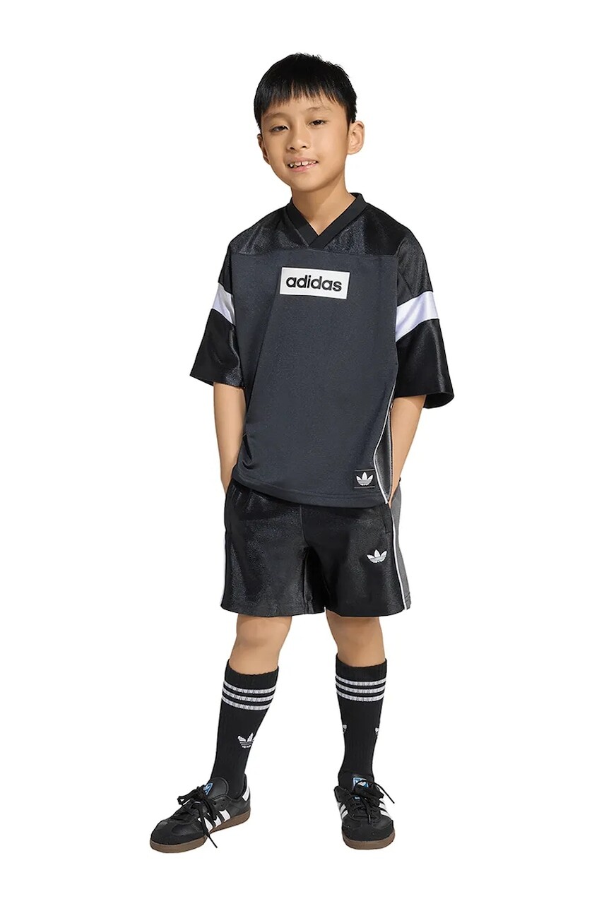 Detská súprava adidas Originals čierna farba, JX3884