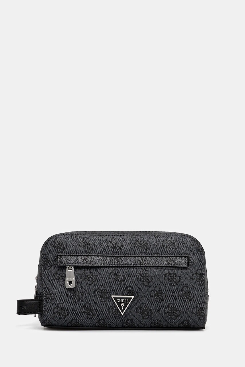 Kozmetická taška Guess MILANO šedá farba, PMMILO P5461