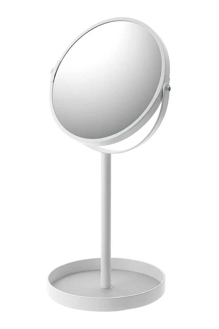 Kúpeľňové zrkadlo Yamazaki Tower 17,5 x 14 x 33 cm biela farba