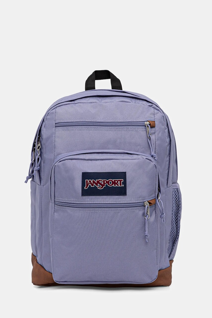 Ruksak Jansport fialová farba, veľký, jednofarebný, EK0A5BAK0W6