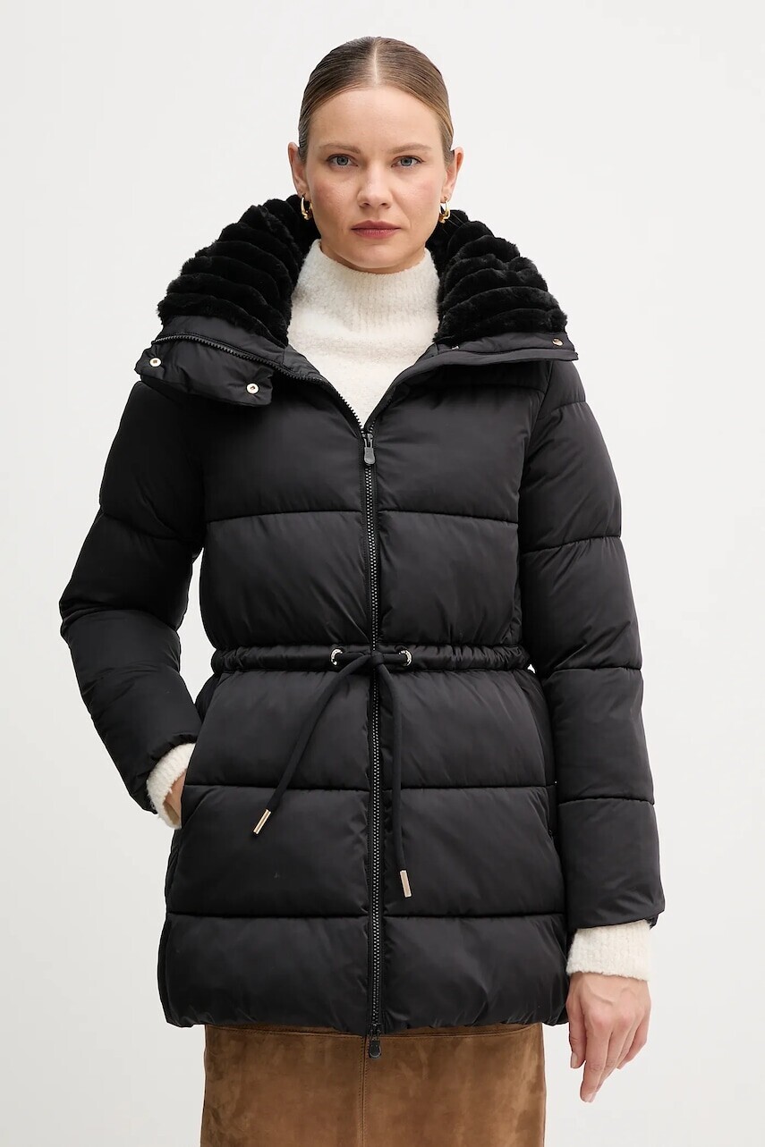 Bunda Save The Duck PETUNIA čierna farba, zimná, D42524W.EDEL21