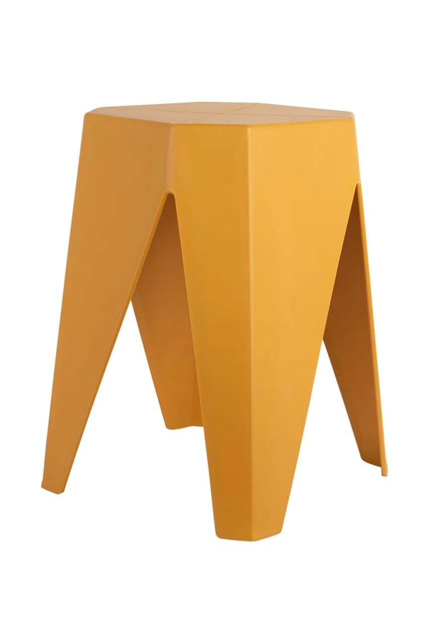 Stolík Leitmotiv Cherish 29 x 47 cm žltá farba