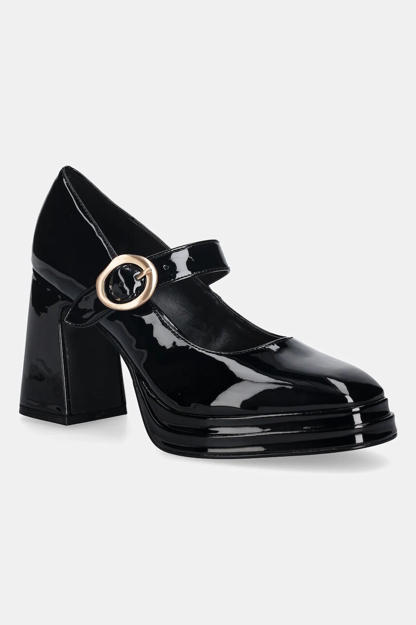 Lodičky Steve Madden Kylee čierna farba, na podpätku, 11005107