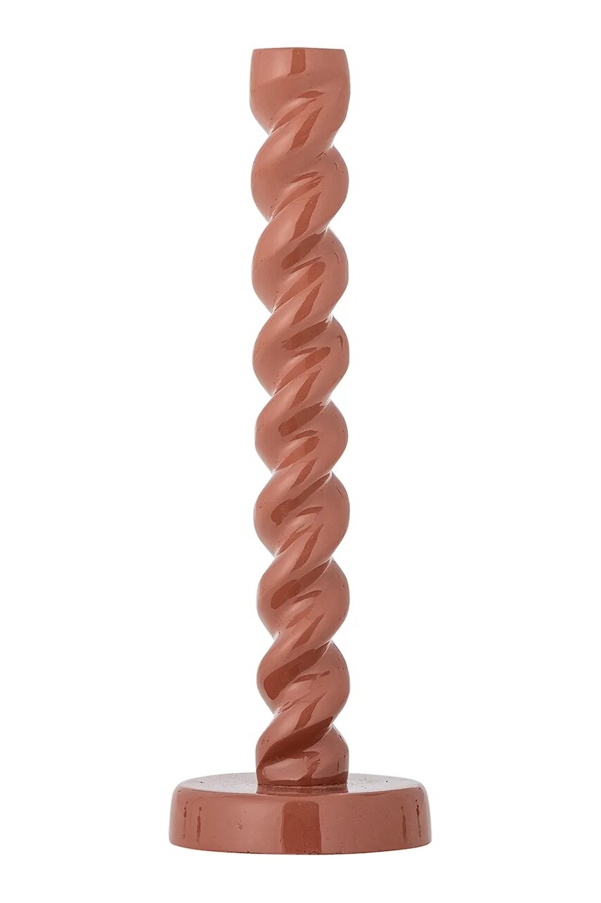 Dekoračný svietnik Bloomingville Diza 10 x 30 cm hnedá farba