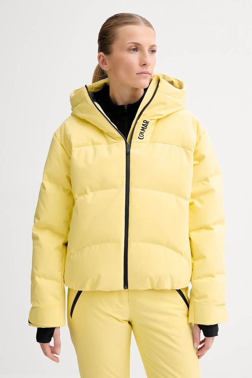 Páperová lyžiarska bunda Colmar žltá farba, 2824.1VC