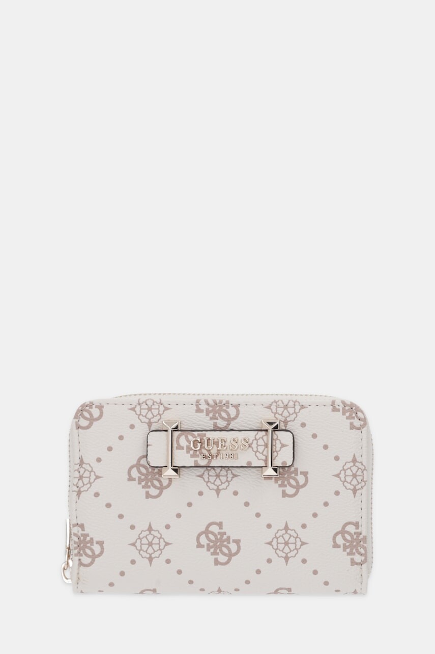 Peňaženka Guess SILIA dámska, béžová farba, SWGP98 90140