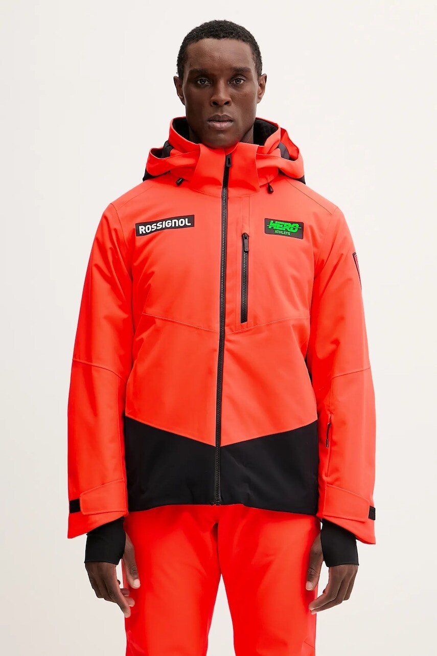 Lyžiarska bunda Rossignol HERO červená farba, RLOMJ24