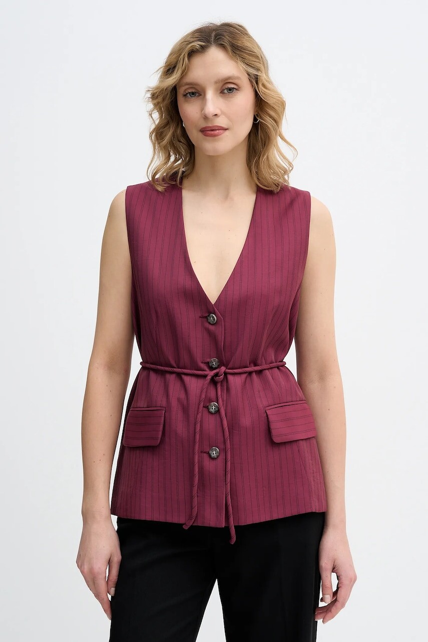 Vesta Sisley bordová farba, jednoradová, 24QVLJ00V